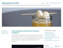 Tablet Screenshot of measureandstir.com